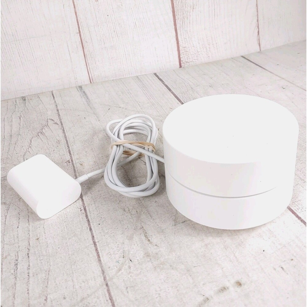 SINGLE Google Nest WiFi Router AC-1304 Mesh System w/ POWER CABLE - Tested WORKS